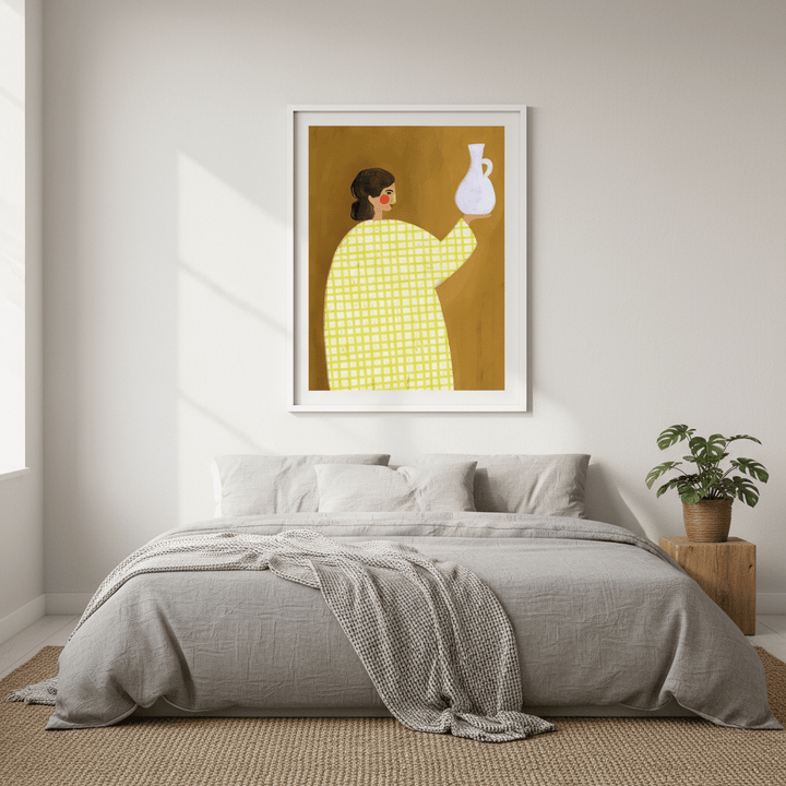 The Woman with the Vase by Bea Muller wall - art - picture - poster