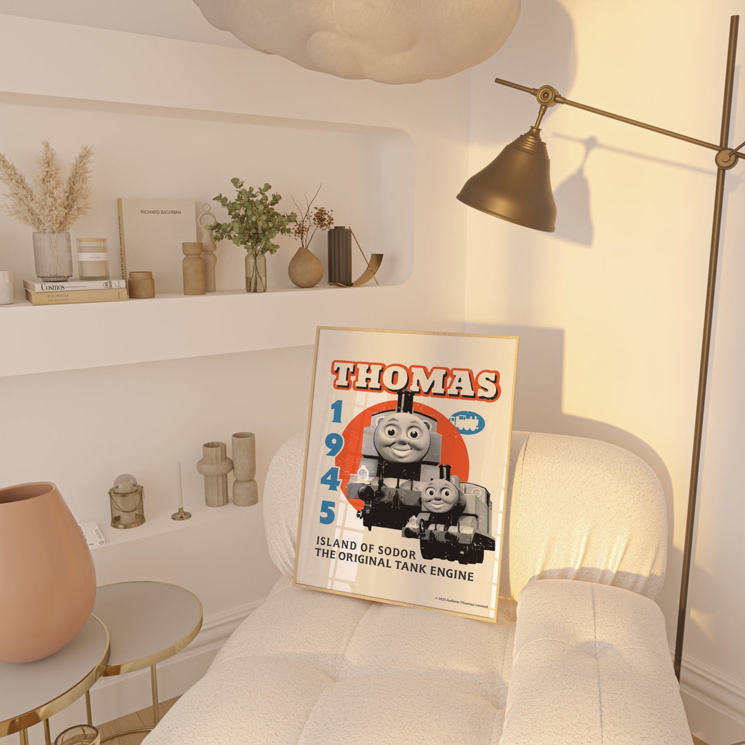 Thomas 1945 Sodor wall - art - picture - poster