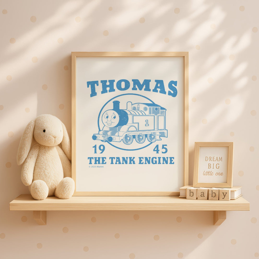 Thomas 1945 The Tank Engine Poster Vintage wall - art - picture - poster