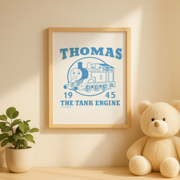 Thomas 1945 The Tank Engine Poster Vintage wall - art - picture - poster