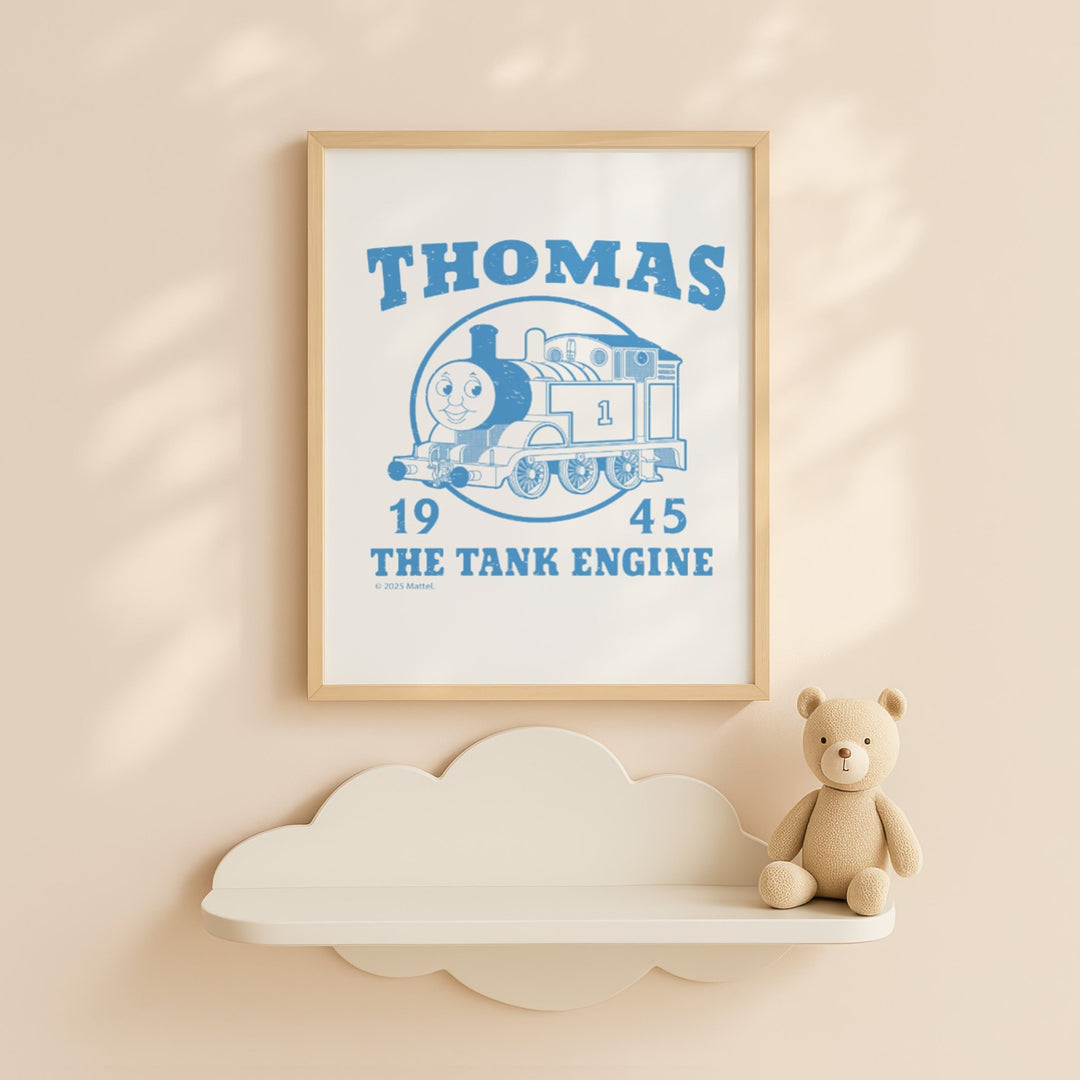 Thomas 1945 The Tank Engine Poster Vintage wall - art - picture - poster