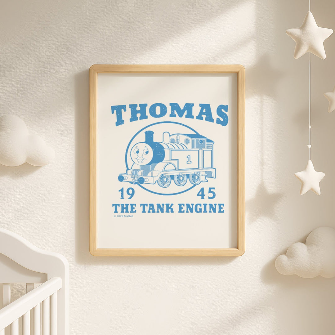 Thomas 1945 The Tank Engine Poster Vintage wall - art - picture - poster