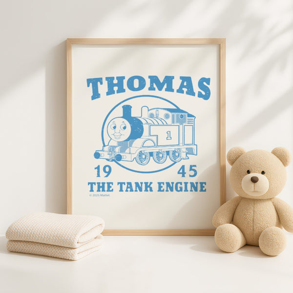 Thomas 1945 The Tank Engine Poster Vintage