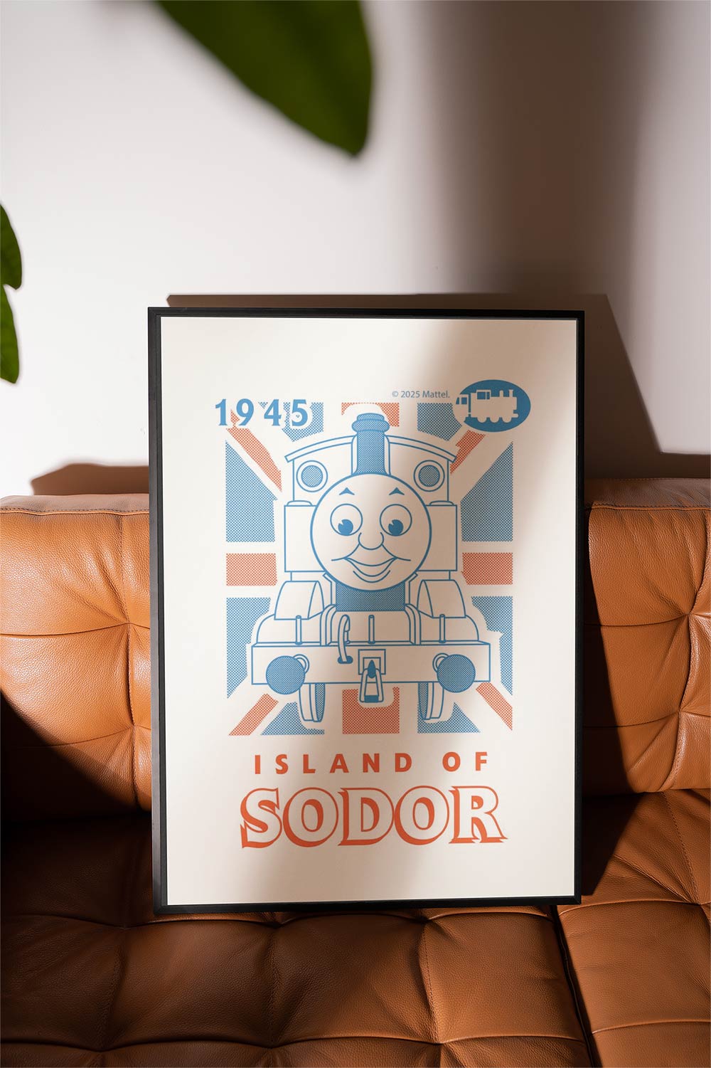 Thomas The Tank Engine Islands of Sodor Vintage Retro Print wall - art - picture - poster