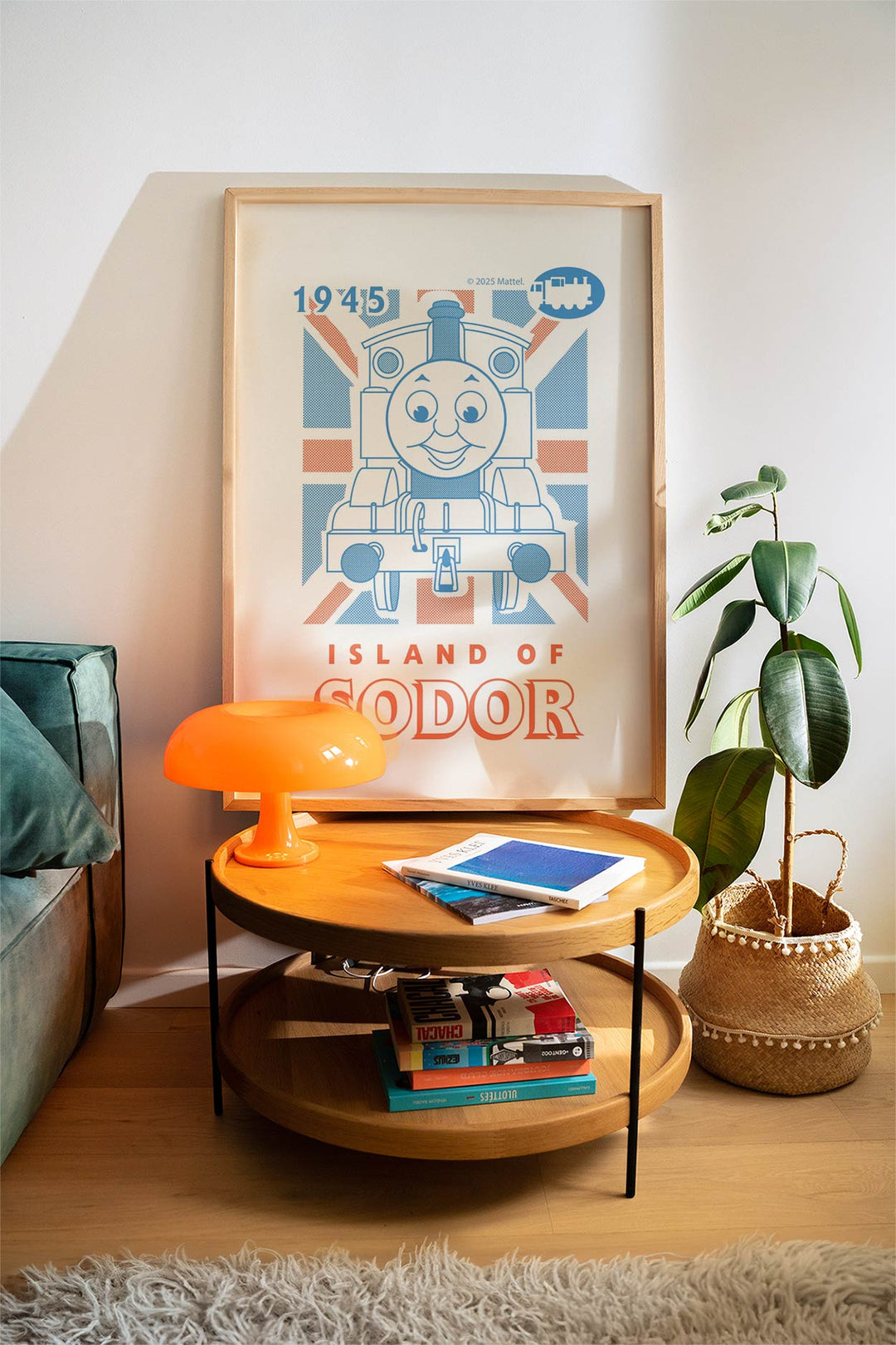 Thomas The Tank Engine Islands of Sodor Vintage Retro Print wall - art - picture - poster