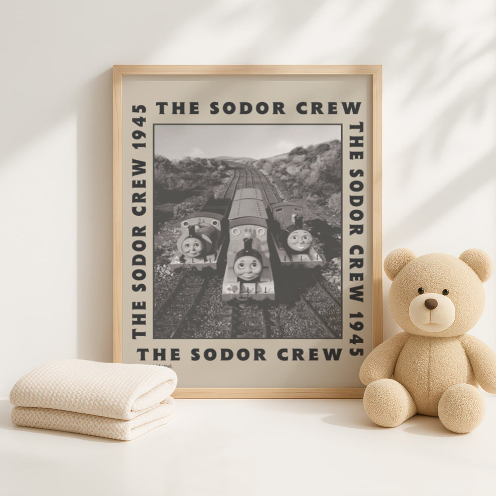 Thomas The Tank Engine The Sodor Crew Vintage wall - art - picture - poster