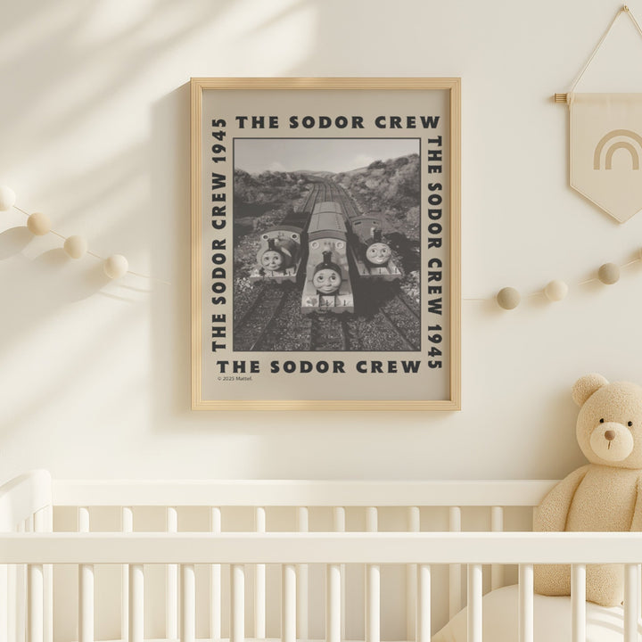 Thomas The Tank Engine The Sodor Crew Vintage wall - art - picture - poster