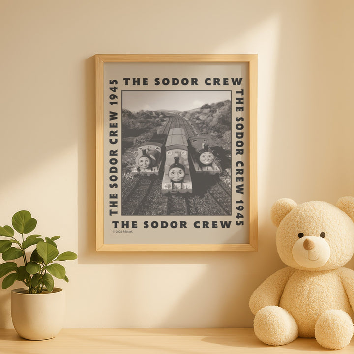 Thomas The Tank Engine The Sodor Crew Vintage wall - art - picture - poster