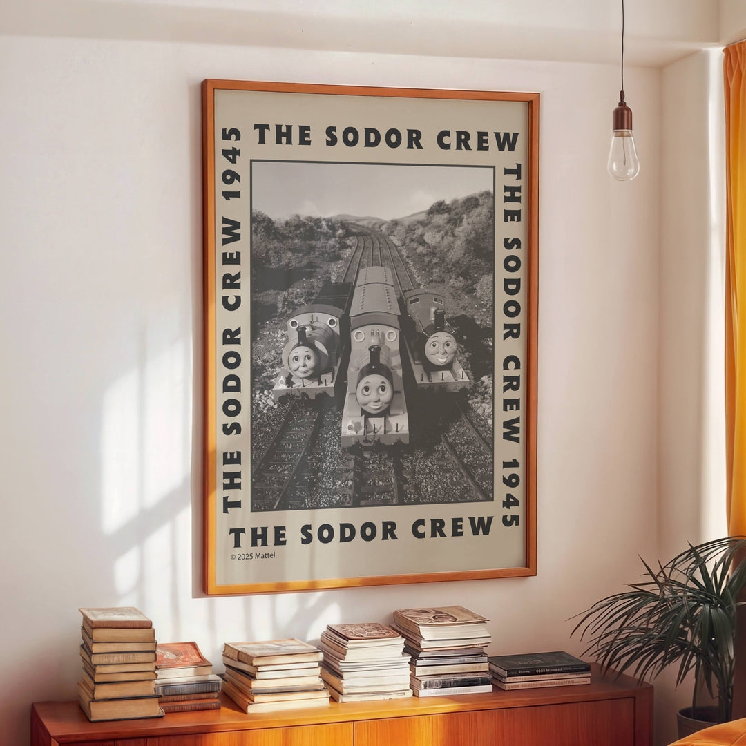 Thomas The Tank Engine The Sodor Crew Vintage wall - art - picture - poster
