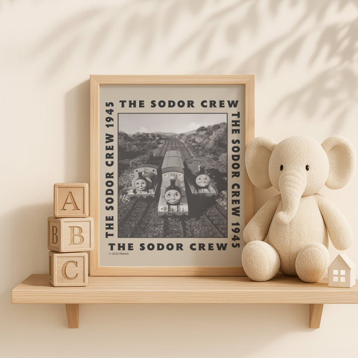 Thomas The Tank Engine The Sodor Crew Vintage wall - art - picture - poster