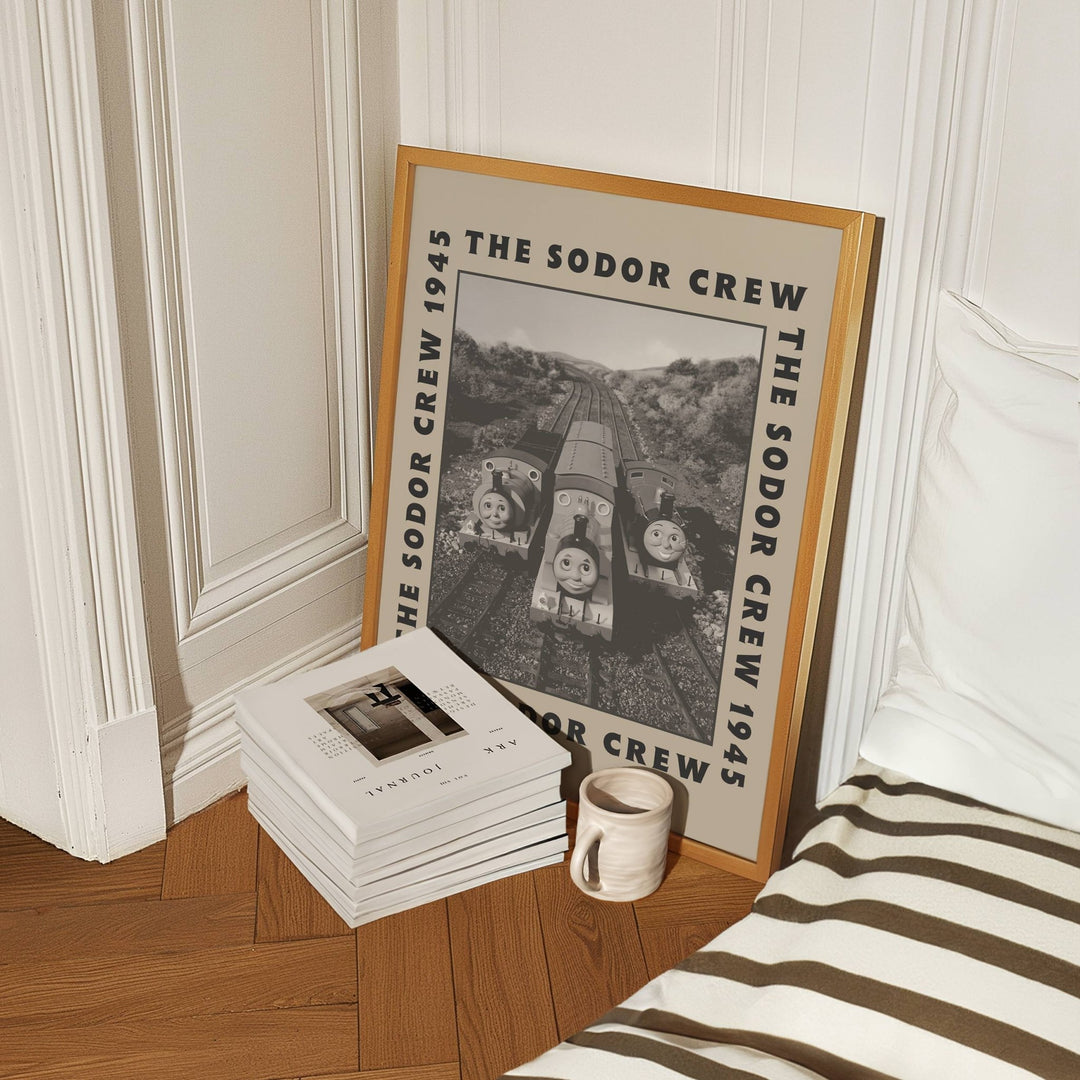 Thomas The Tank Engine The Sodor Crew Vintage wall - art - picture - poster
