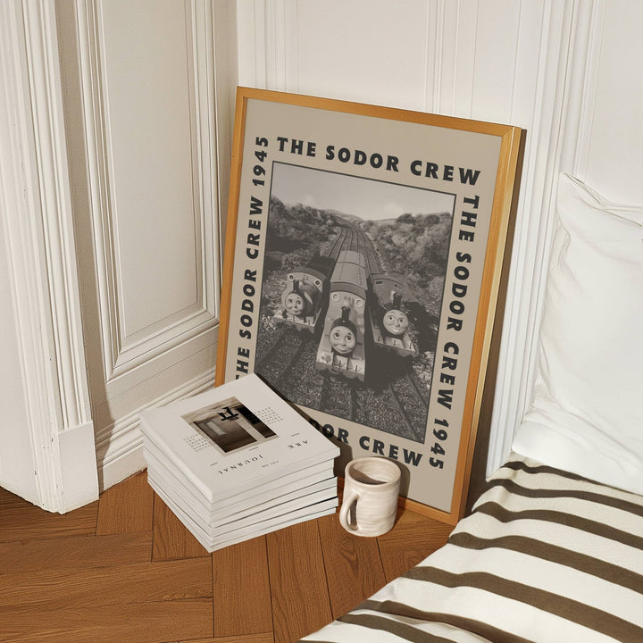 Thomas The Tank Engine The Sodor Crew Vintage wall - art - picture - poster