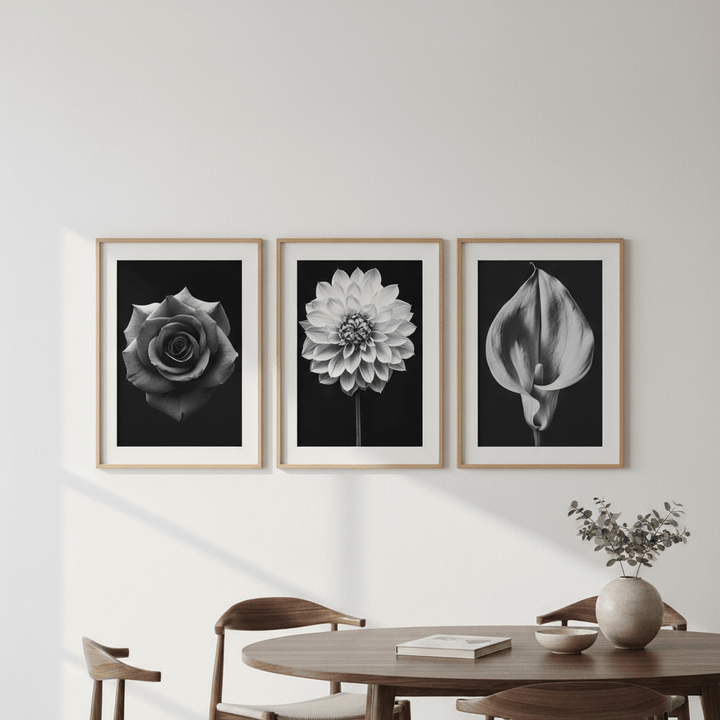Three in Bloom Set of 3 by Peter Attard wall - art - picture - poster