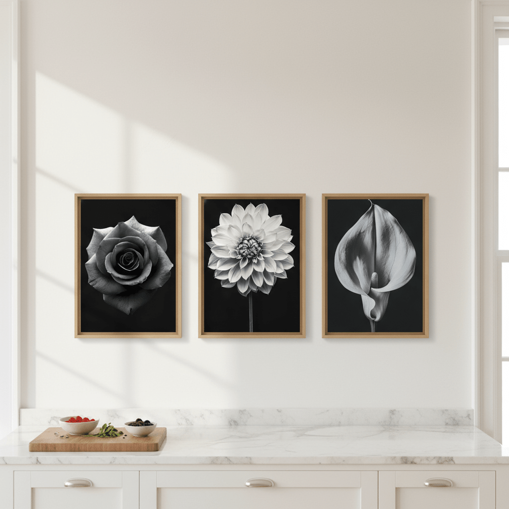 Three in Bloom Set of 3 by Peter Attard wall - art - picture - poster