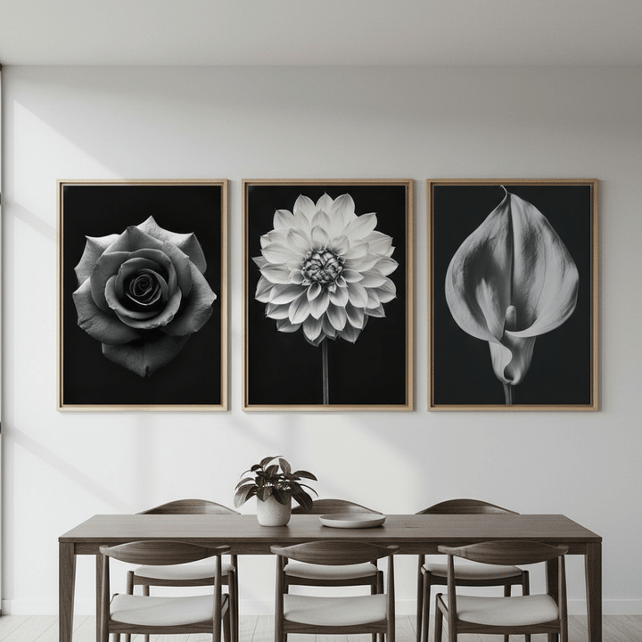 Three in Bloom Set of 3 by Peter Attard wall - art - picture - poster