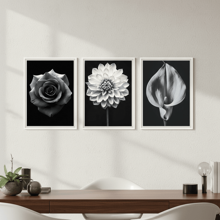 Three in Bloom Set of 3 by Peter Attard wall - art - picture - poster