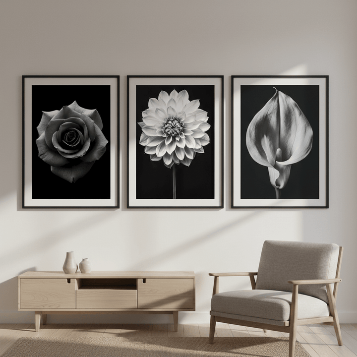Three in Bloom Set of 3 by Peter Attard wall - art - picture - poster