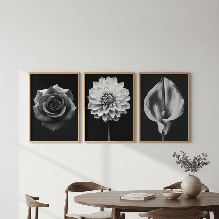 Three in Bloom Set of 3 by Peter Attard wall - art - picture - poster