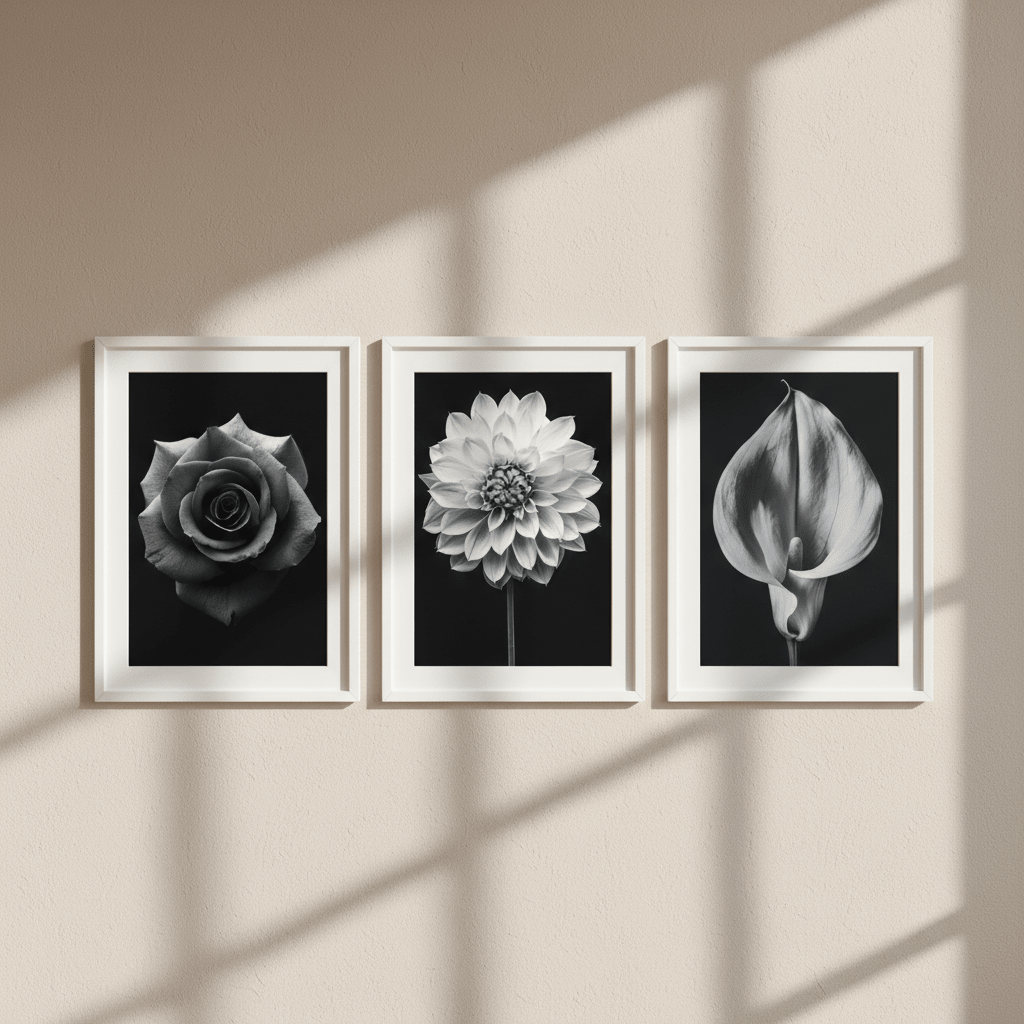 Three in Bloom Set of 3 by Peter Attard wall - art - picture - poster