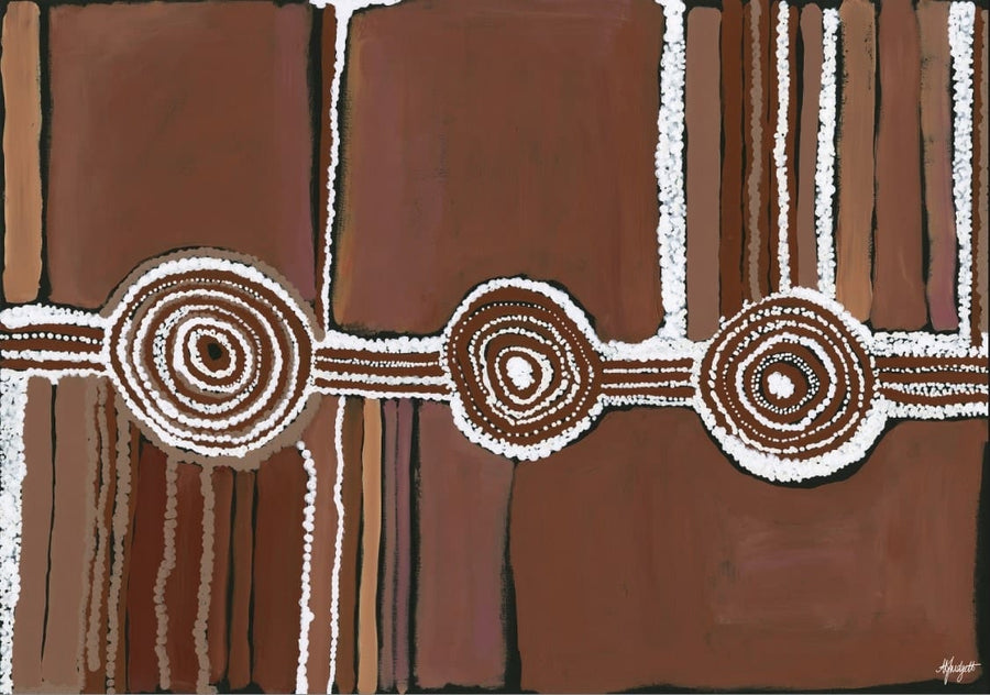 Three Rivers Landscape By Maria Watson Trudgett