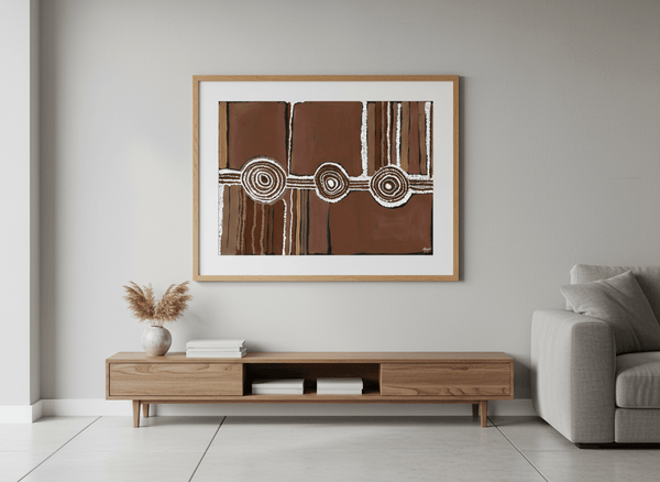 Three Rivers Landscape By Maria Watson Trudgett