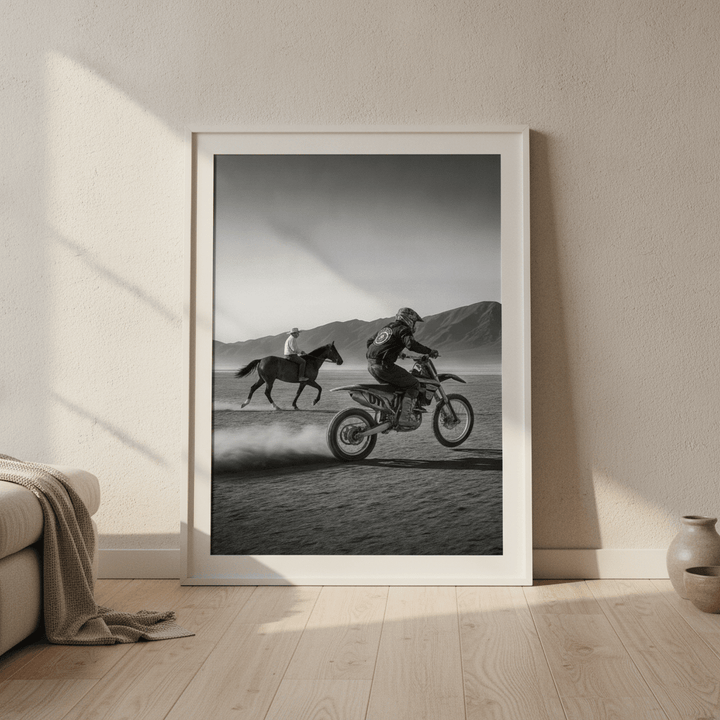 Throttle and Reins wall-art-picture-poster