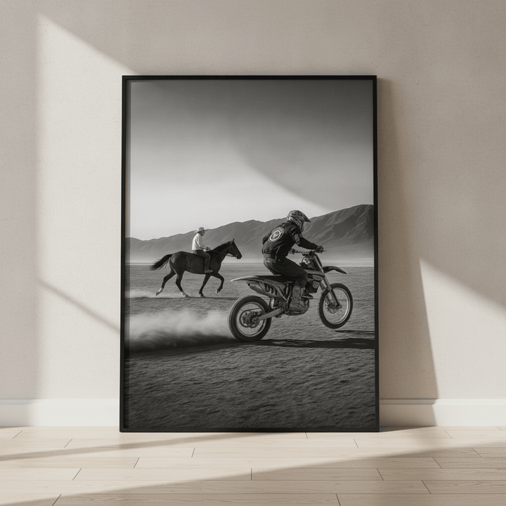Throttle and Reins wall-art-picture-poster