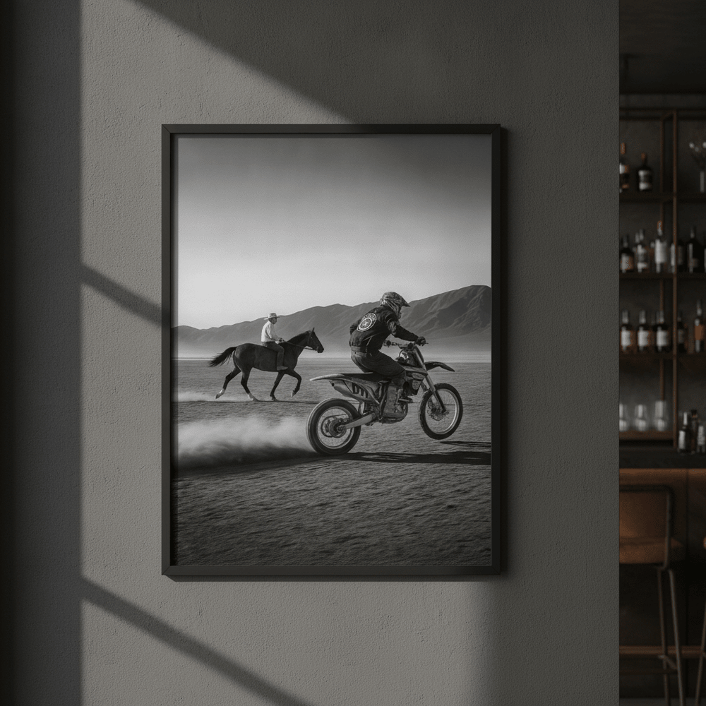 Throttle and Reins wall-art-picture-poster