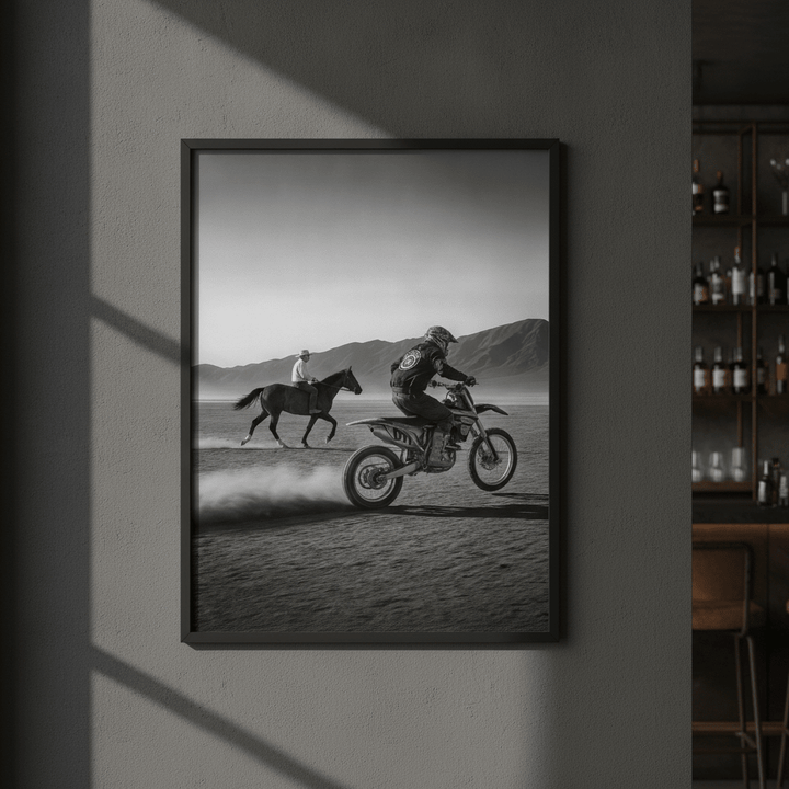 Throttle and Reins wall-art-picture-poster