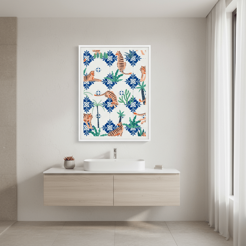 Tigers in Morocco by 83 Oranges wall - art - picture - poster