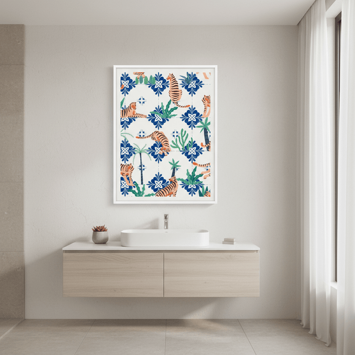Tigers in Morocco by 83 Oranges wall - art - picture - poster