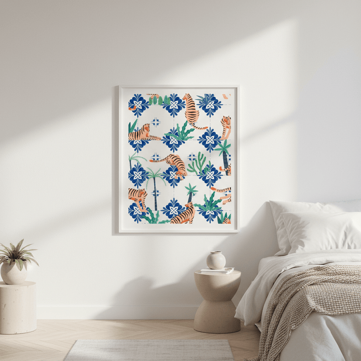 Tigers in Morocco by 83 Oranges wall - art - picture - poster