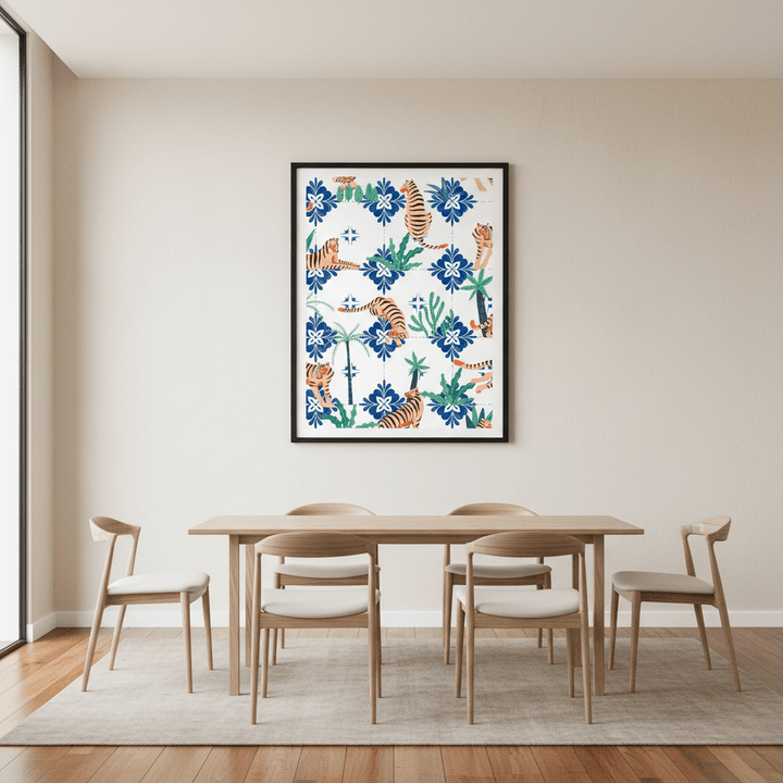 Tigers in Morocco by 83 Oranges wall - art - picture - poster