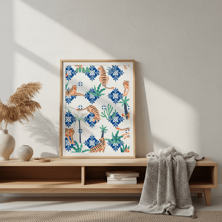 Tigers in Morocco by 83 Oranges wall - art - picture - poster