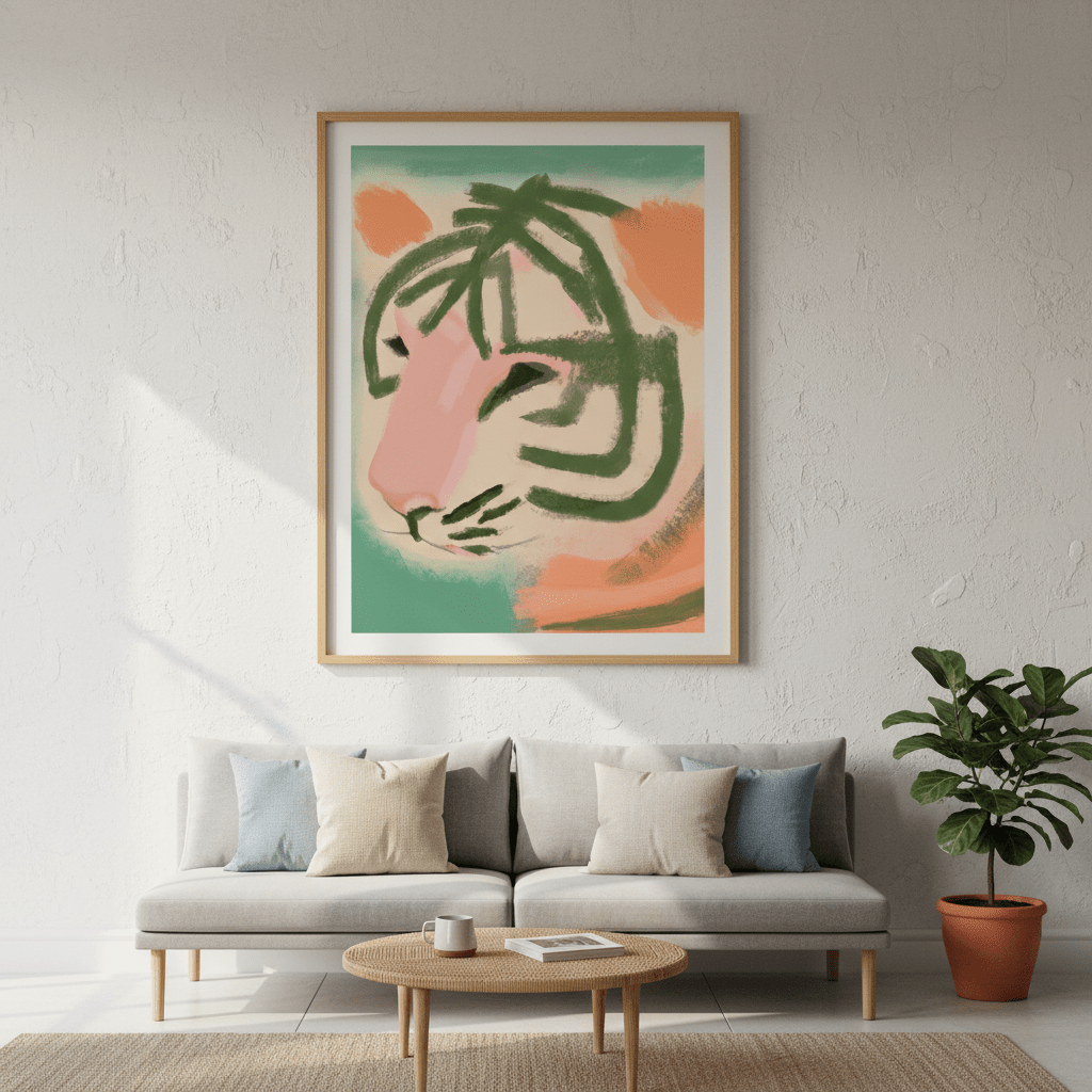 Tiggy by Inkheart Designs wall - art - picture - poster