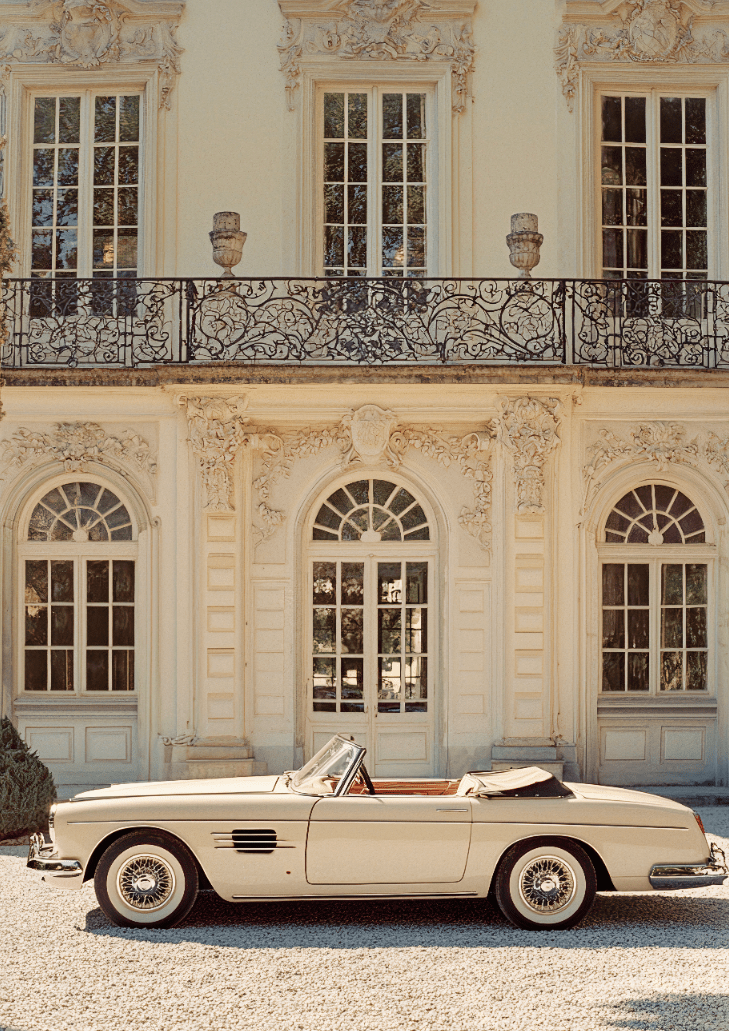 Timeless Arrival Vintage Car Photograph