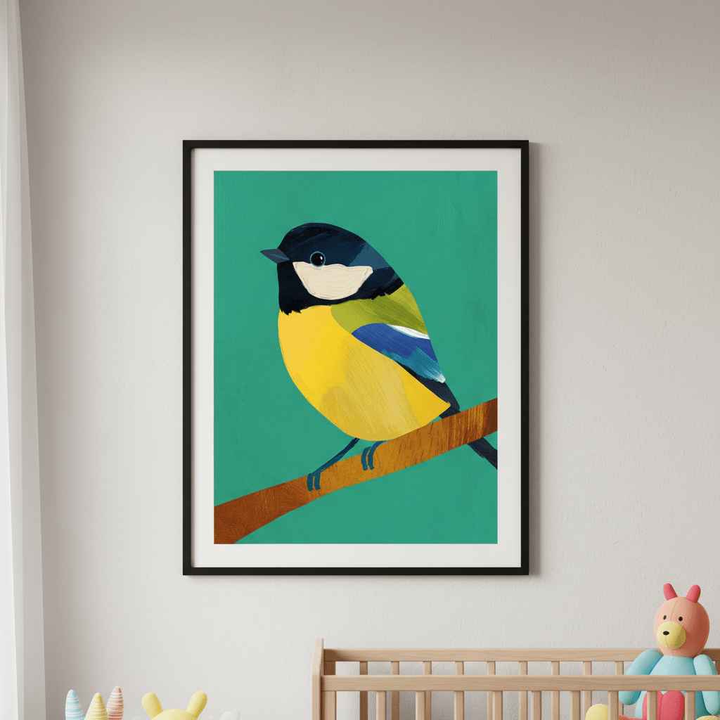 Titmouse by Henry Rivers wall - art - picture - poster