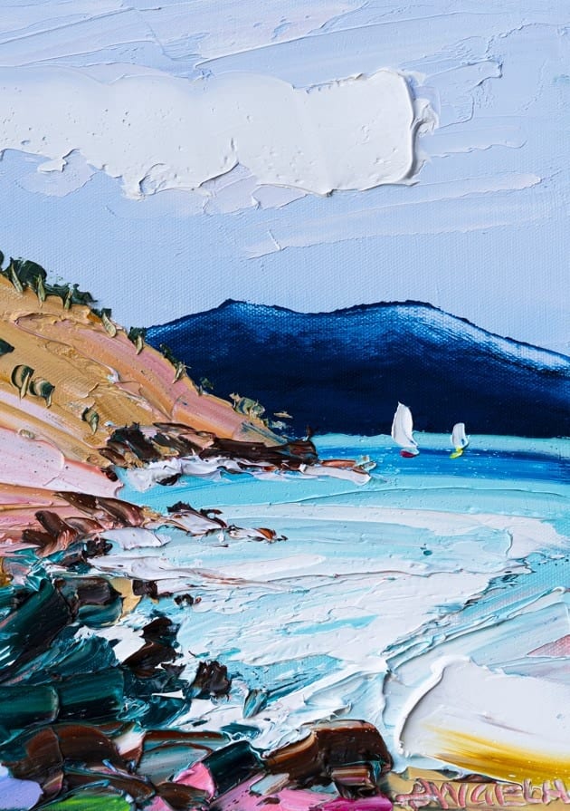 To A Distant Shore By Angela Hawkey