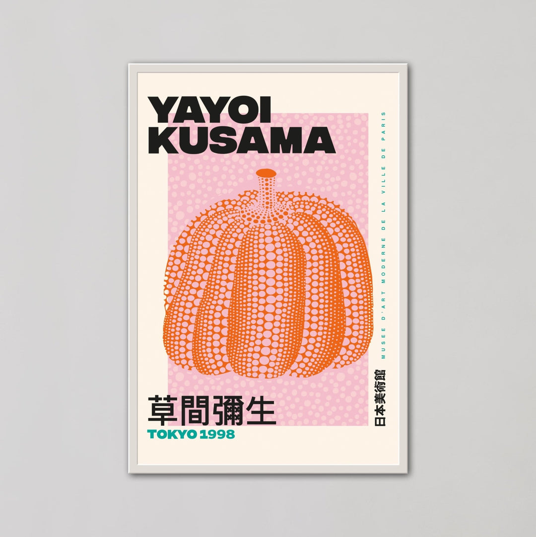 Tokyo 1998 Orange Pumpkin By Yayoi Kusama - Style My Wall