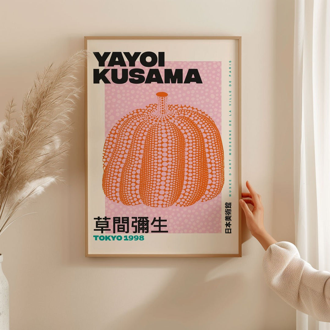 Tokyo 1998 Orange Pumpkin By Yayoi Kusama - Style My Wall