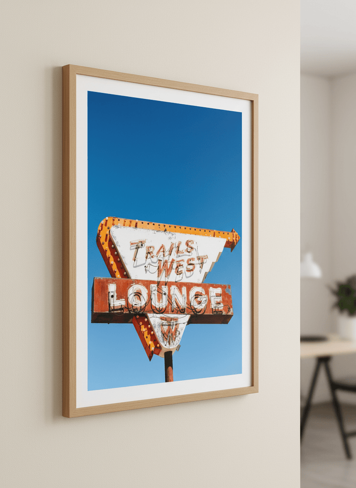 Contemporary wall art featured in a bright modern office workspace