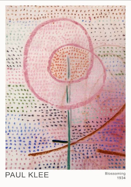 Tree Blossoming Living Room Wall Art by Paul Klee