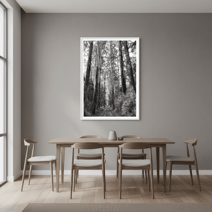 Tree Track Black and White by Nicole Hunter wall - art - picture - poster