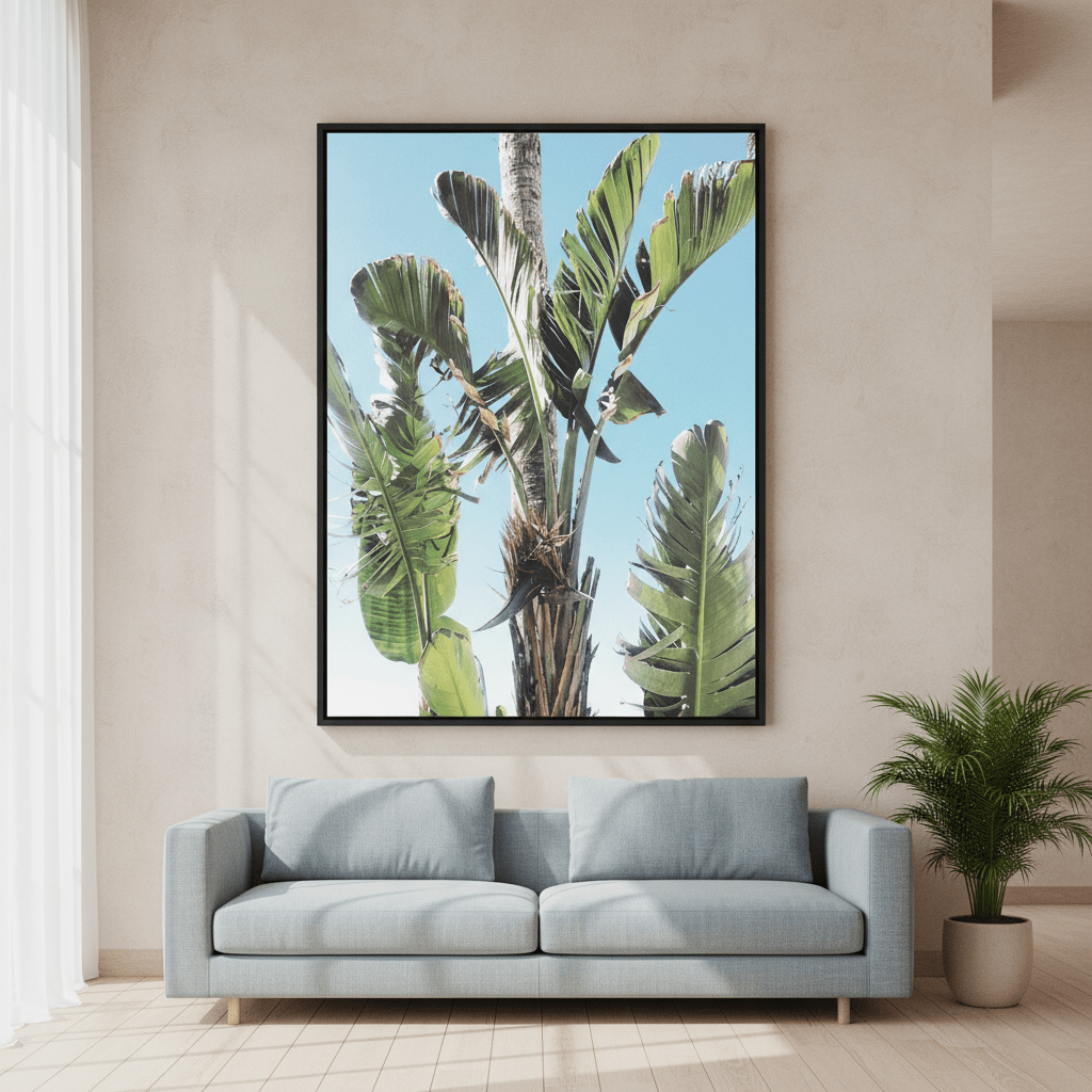 Tropical Large Greens by Hope Bainbridge wall - art - picture - poster
