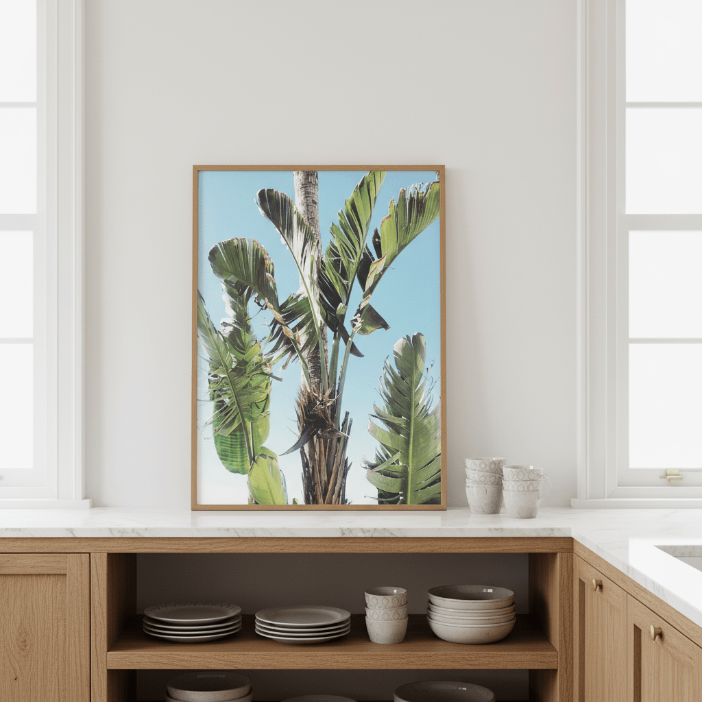 Tropical Large Greens by Hope Bainbridge wall - art - picture - poster