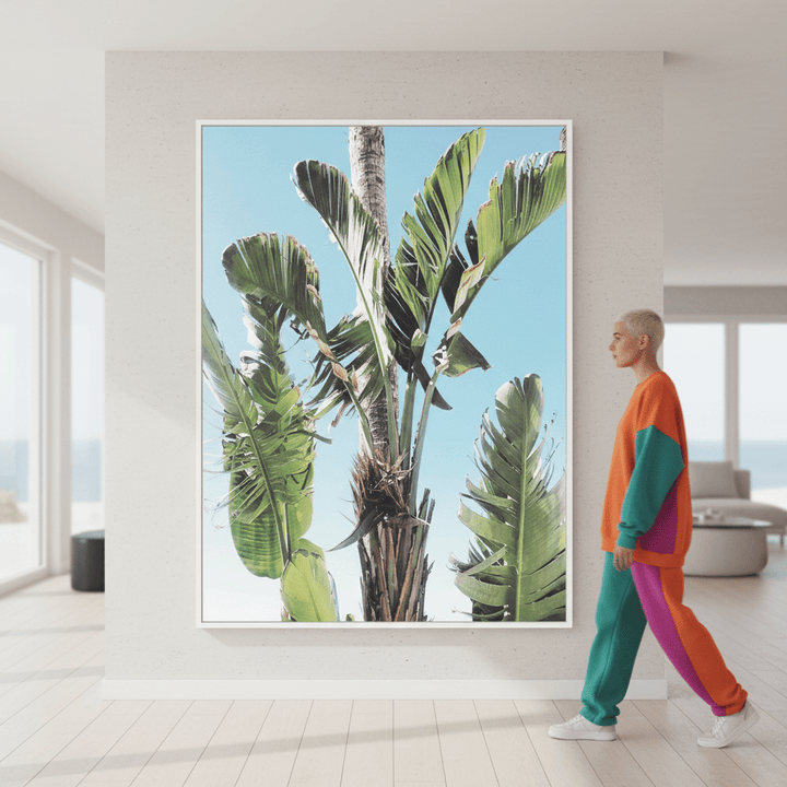 Tropical Large Greens by Hope Bainbridge wall - art - picture - poster