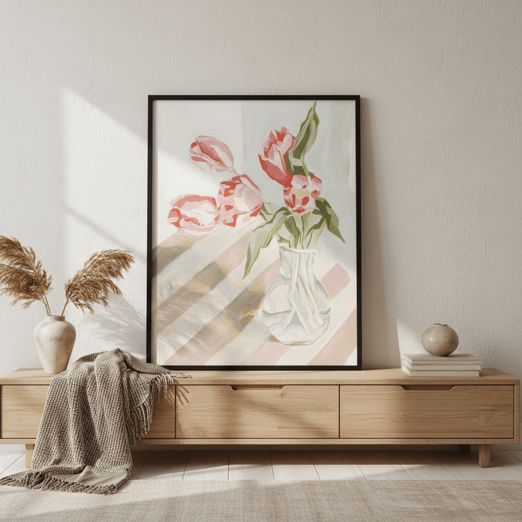 Tulipsina Vase by Lucrecia Caporale wall - art - picture - poster