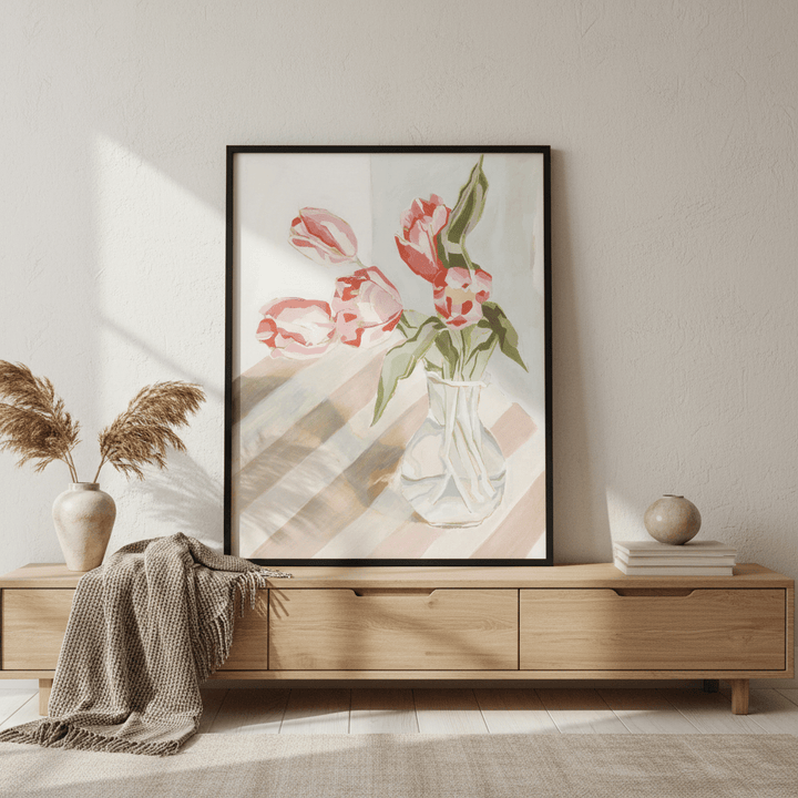 Tulipsina Vase by Lucrecia Caporale wall - art - picture - poster