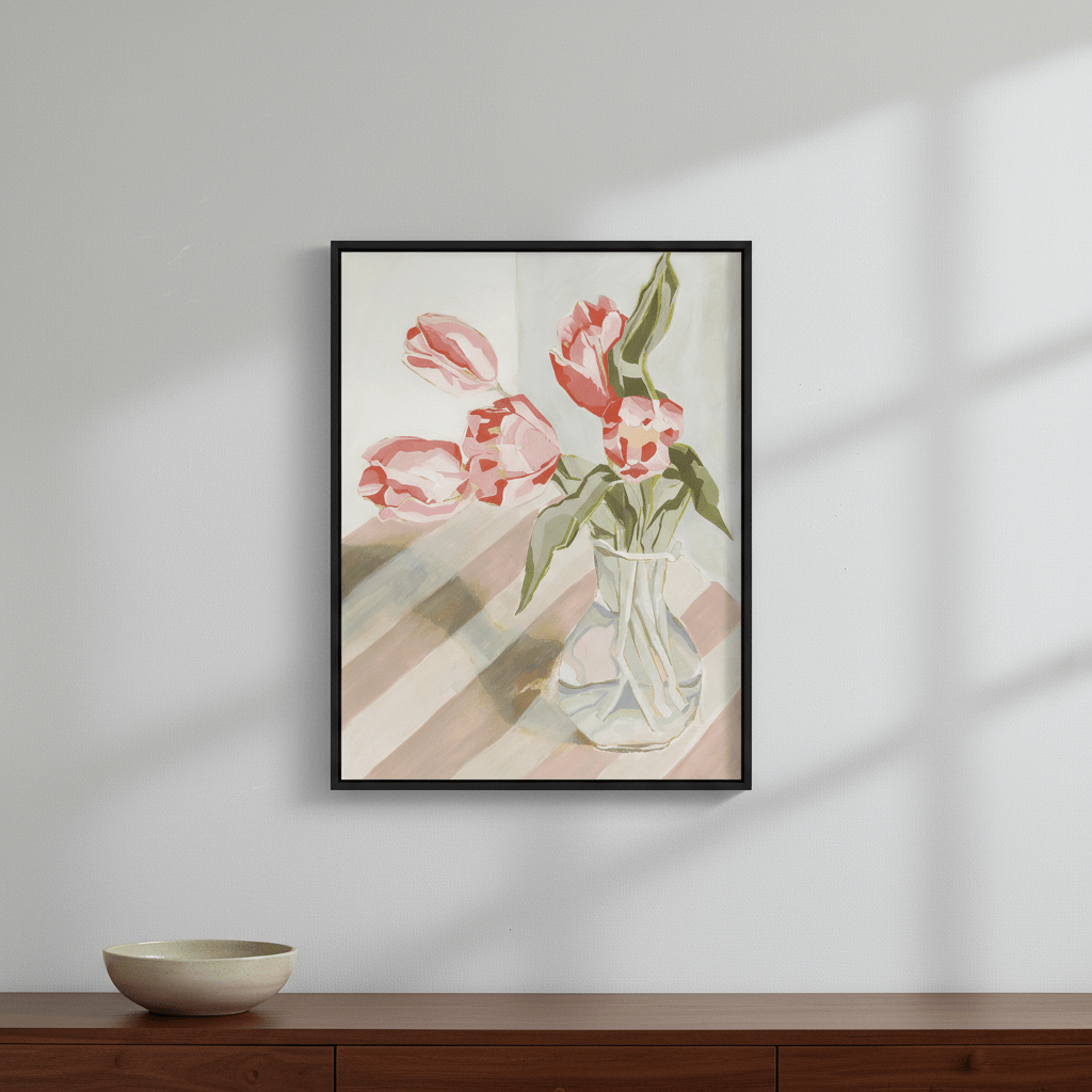 Tulipsina Vase by Lucrecia Caporale wall - art - picture - poster