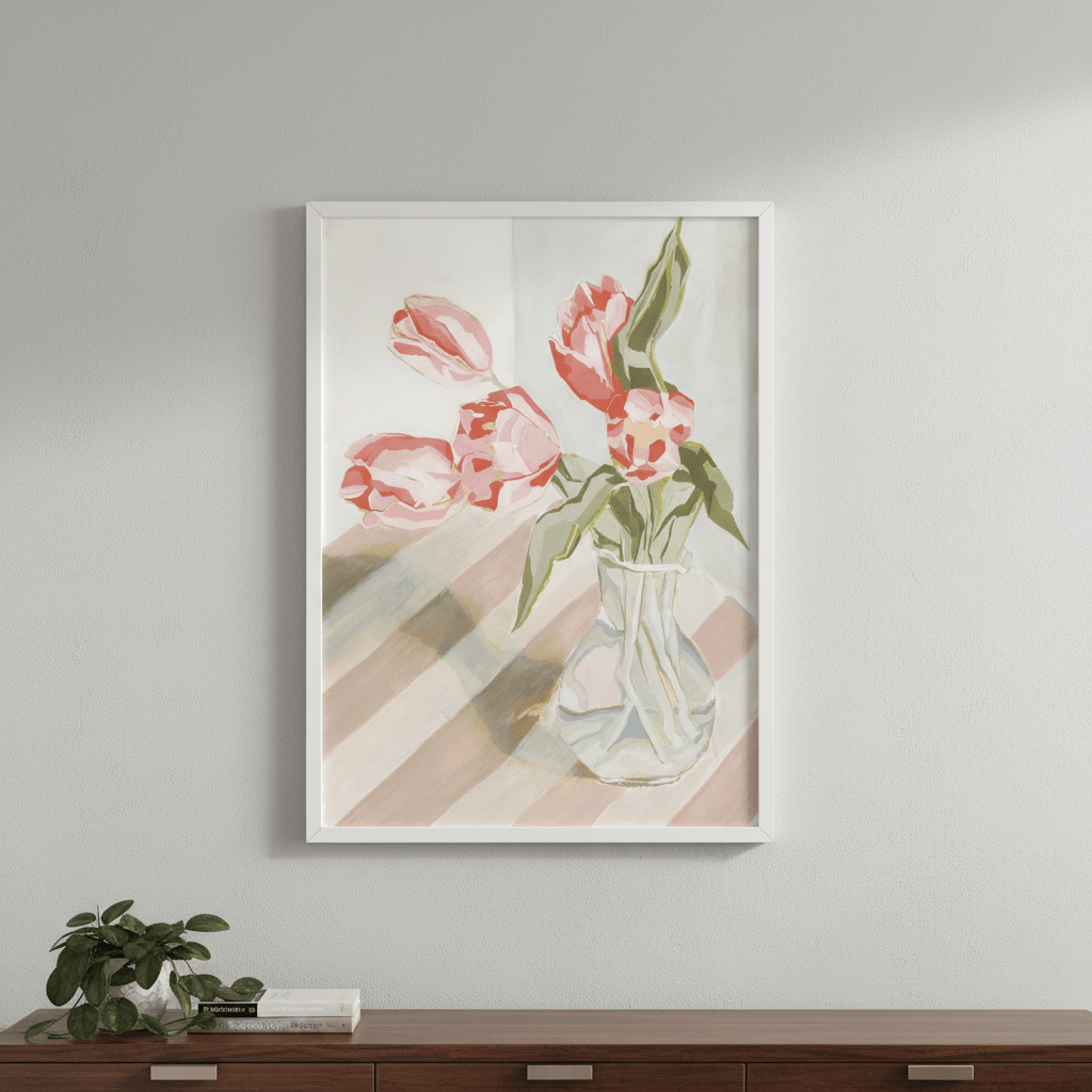Tulipsina Vase by Lucrecia Caporale wall - art - picture - poster